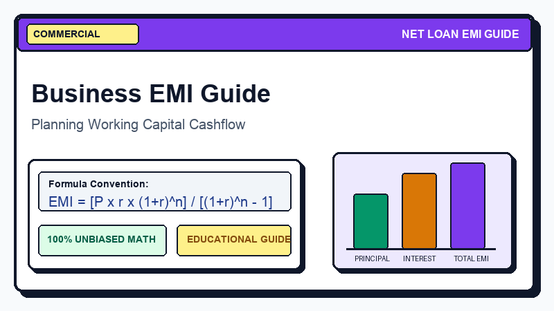 Business Loan EMI Calculator Guide: Calculate Your Commercial Loan - Net Loan EMI Calculator Guide