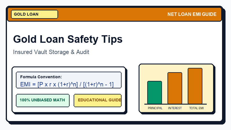 Gold Loan Safety Tips: Protect Your Gold & Avoid Fraud - Net Loan EMI Calculator Guide
