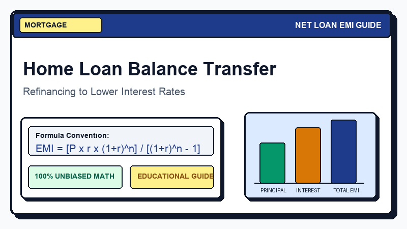 Home Loan Balance Transfer: When and How to Switch Your Lender - Net Loan EMI Calculator Guide