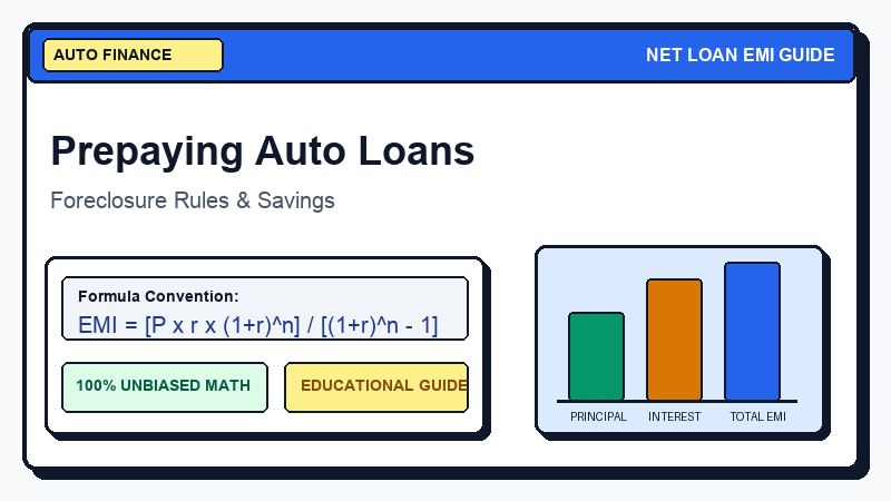 Should You Prepay Your Car Loan? Benefits & Drawbacks - Net Loan EMI Calculator Guide