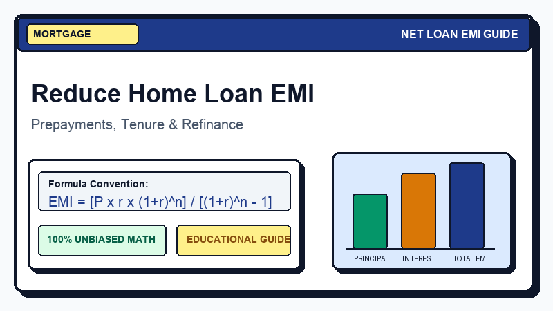 How to Reduce Your Home Loan EMI: 7 Proven Strategies That Work - Net Loan EMI Calculator Guide